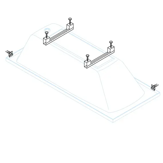 Универс. компл. ног для ванн LEG-KIT-150 - 120х70, 130х70, 140х70, 150х70, 160х70, 170х70, 170х75, 180х80, 180х90, 190х80, 190х90, 200х90