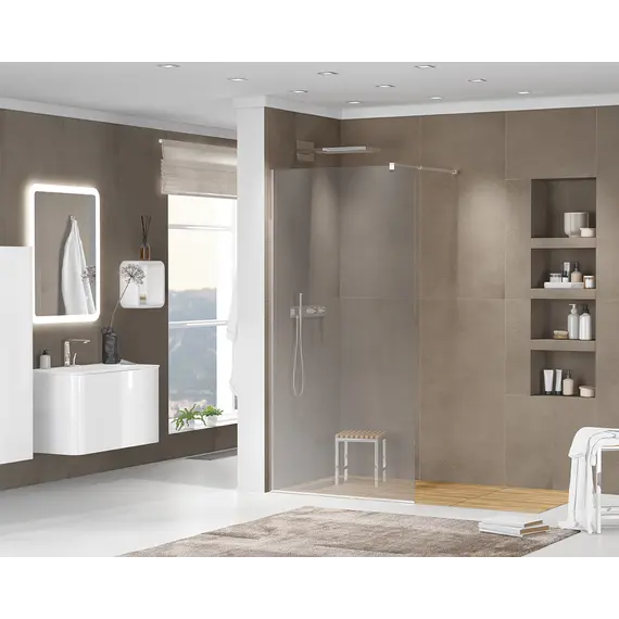 Душевая перегородка CEZARES LIBERTA-L-1-GR-Cr