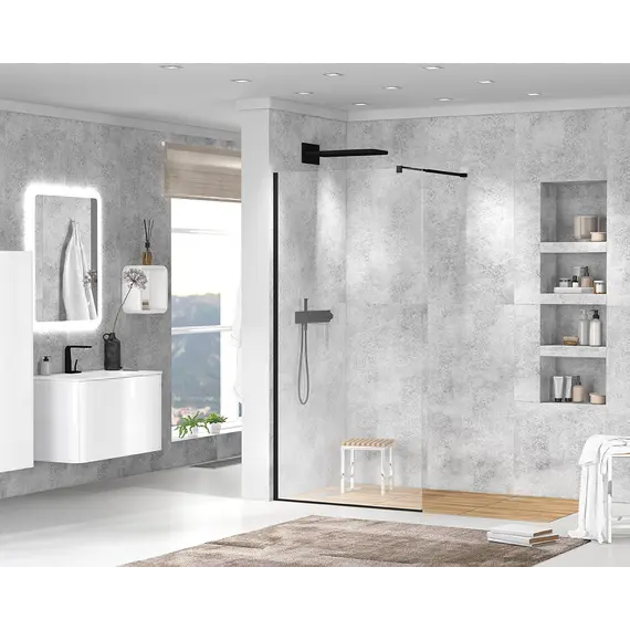 Душевая перегородка CEZARES LIBERTA-L-1-C-NERO