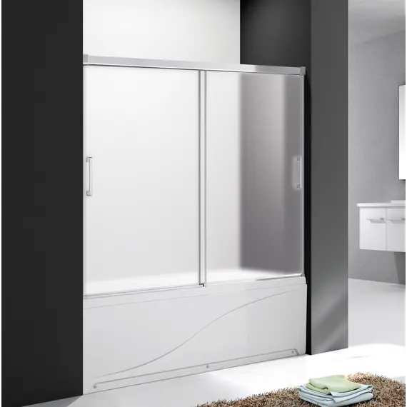 Душевая шторка на ванну CEZARES TANDEM-SOFT-VF-2-P-Cr