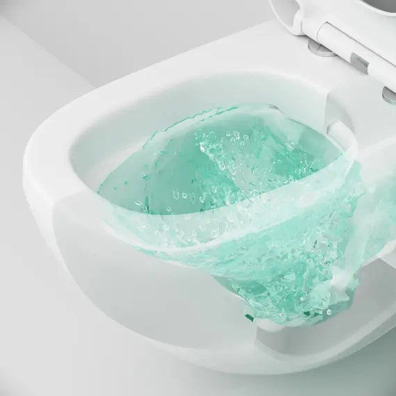 Унитаз подвесной AM.PM Sensation C301700WH безободковый c сид. микролифт, белый