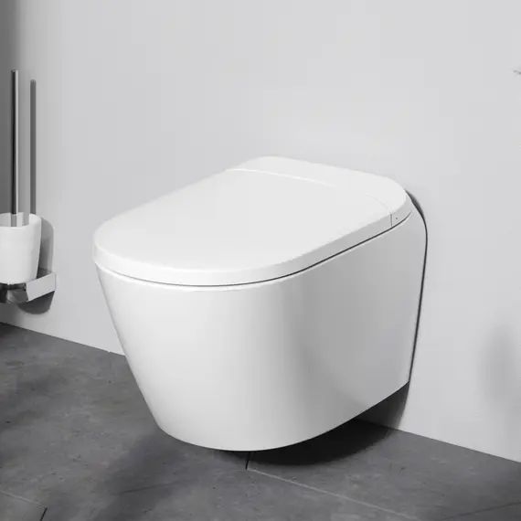 AM.PM Sensation подвесной унитаз с интегрированным электронным биде TouchReel