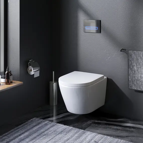 AM.PM Sense подвесной унитаз FlashClean с сиденьем микролифт