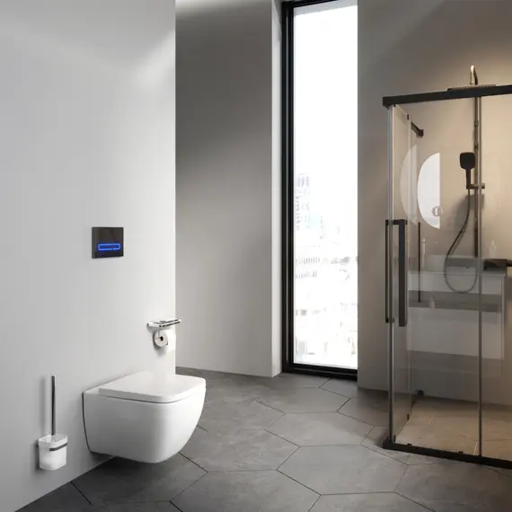 AM.PM Gem подвесной унитаз FlashClean с сиденьем микролифт