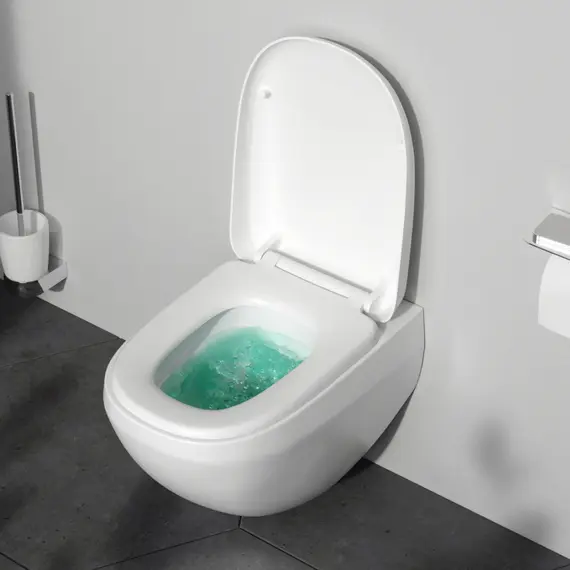 Унитаз подвесной AM.PM Sensation C301700WH безободковый c сид. микролифт, белый