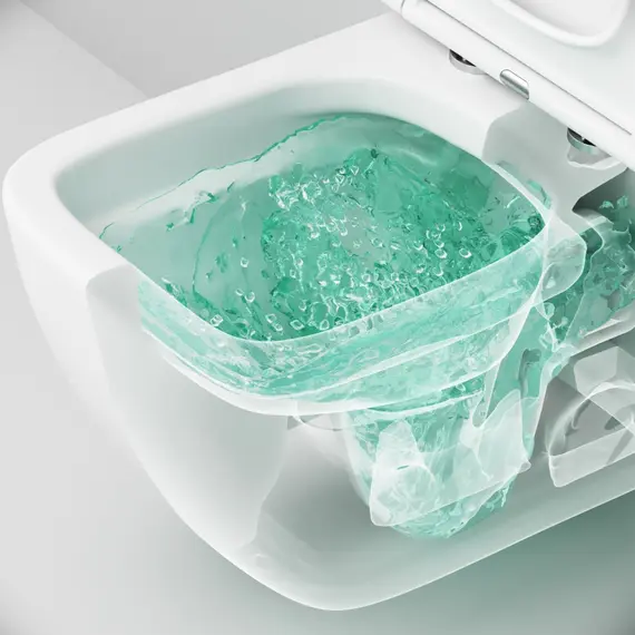 AM.PM Gem подвесной унитаз FlashClean с сиденьем микролифт