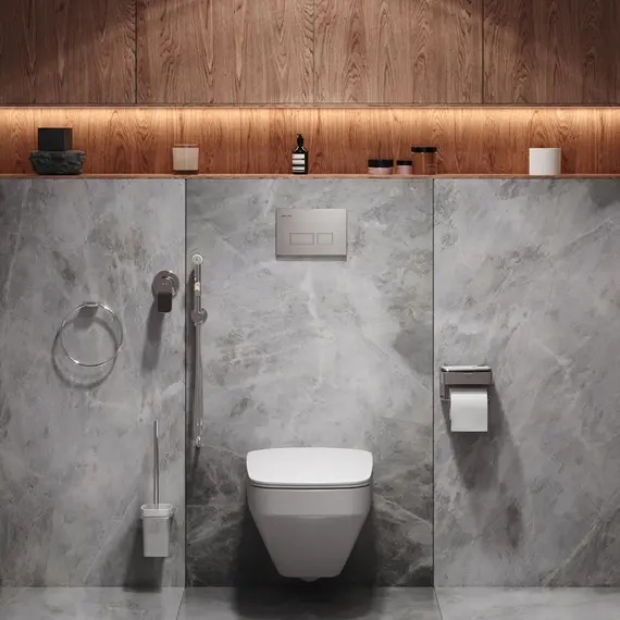 AM.PM  Inspire  V2.0 Подвесной комплект: унитаз, инсталляция , аксессуары