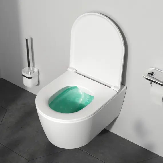 AM.PM Func подвесной унитаз 49 см FlashClean с сиденьем микролифт, бел мат