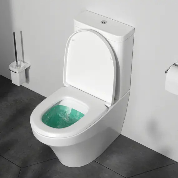 Унитаз напольный AM.PM Inspire C508607WH с сид. микролифт, универс. выпуск