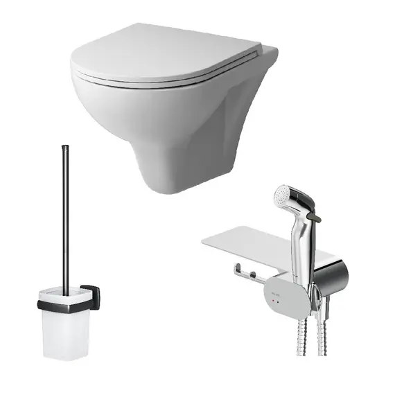 AM.PM Gem набор подвесной унитаз с гиг.душем