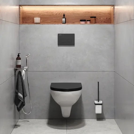 AM.PM Gem набор подвесной унитаз с гиг.душем