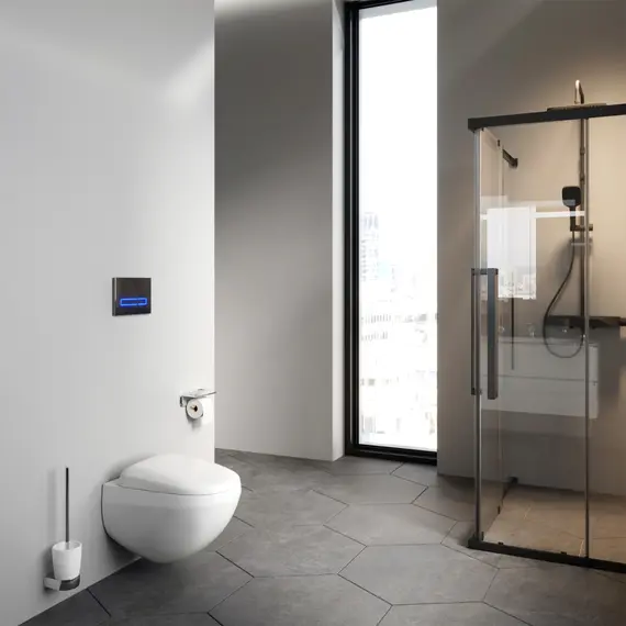 Унитаз подвесной AM.PM Sensation C301700WH безободковый c сид. микролифт, белый