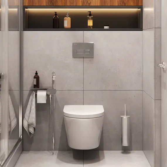 AM.PM Sense набор подвесной унитаз с гиг.душем