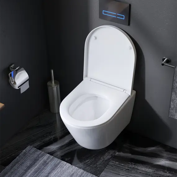 AM.PM Sense подвесной унитаз FlashClean с сиденьем микролифт