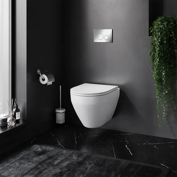 AM.PM Инсталл с клав Pro L глянц хром с подв унит Spirit V2.0 FlashClean с сид м/л