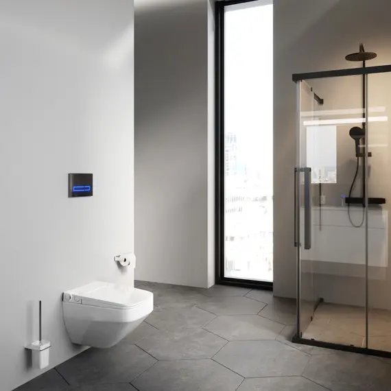 AM.PM  Inspire V2.0 подвесной унитаз с интегрированным электронным биде TouchReel