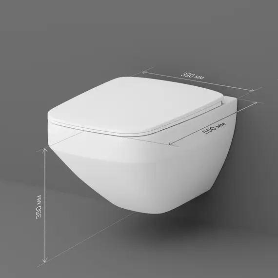 AM.PM Inspire V2.0 подвесной унитаз FlashClean с сиденьем микролифт