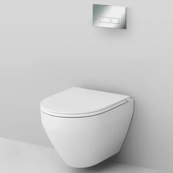 AM.PM Инсталл с клав Pro S глянц хром с подв унит Spirit V2.0 FlashClean с сид м/л