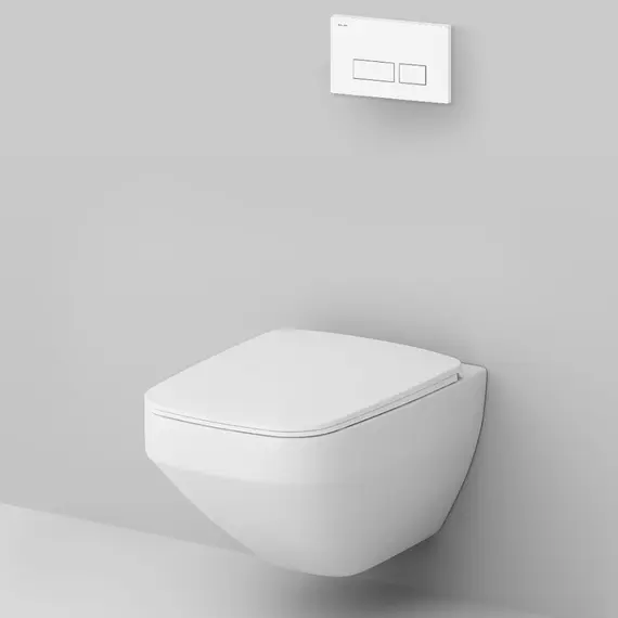 AM.PM Инсталл с клав Pro S белый с подв унит Inspire V2.0 FlashClean с сид м/л