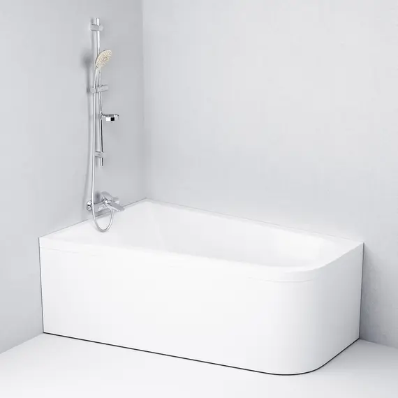 AM.PM Ванна акриловая spirit  ассиметричная 160x100, без слива/перелива, левая