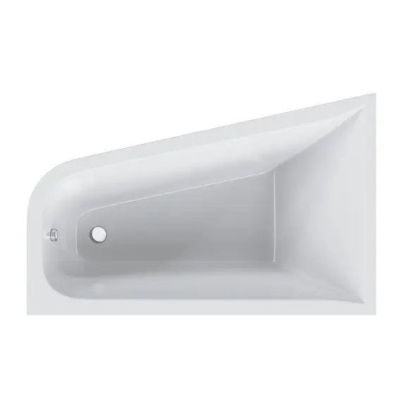 AM.PM Ванна акриловая spirit  ассиметричная 160x100, без слива/перелива, левая