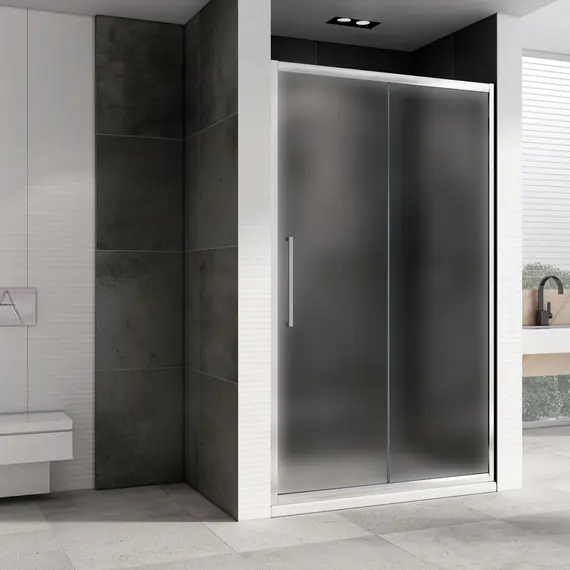 Душевая дверь ABBER Schwarzer Diamant матовое/хром