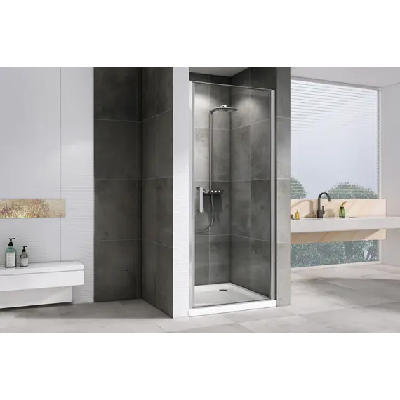 Душевая дверь ABBER Sonnenstrand прозрачное/хром
