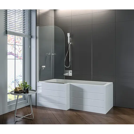 Шторка для ванны Good Door SCREEN H/H-HT-CH/CB  80*140