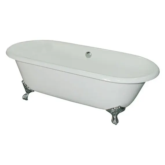 ВАННА чугунная ELEGANSA "GRETTA"  IRON FEET сhrome