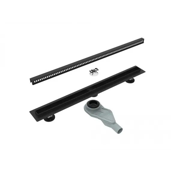 Желоб щелевой ESBANO S-SIDE-60MB/70MB/80MB  матовый черный