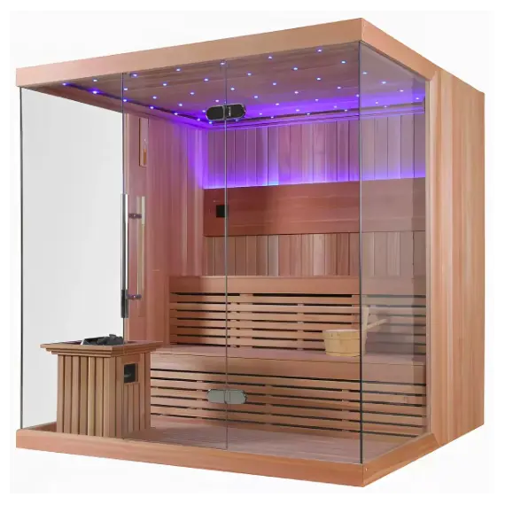 Финская сауна Frank 850 серия, 2 полки , кедр