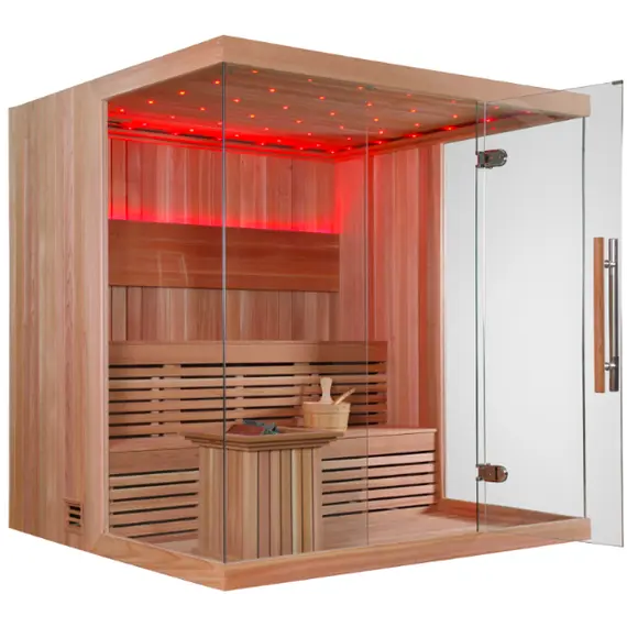 Финская сауна Frank 850 серия, 2 полки , кедр