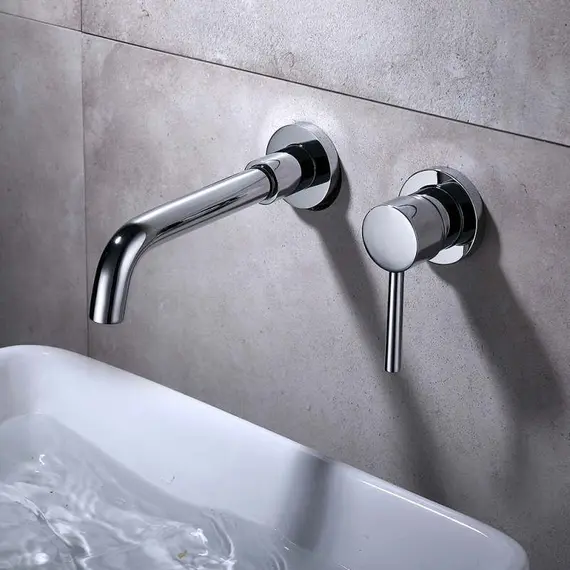 Смеситель для раковины скрытого монтажа ACWEN 6605A хром