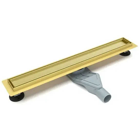 Желоб линейный ESBANO C-TILE-50SG/60SG/70SG/80SG матовый золотой