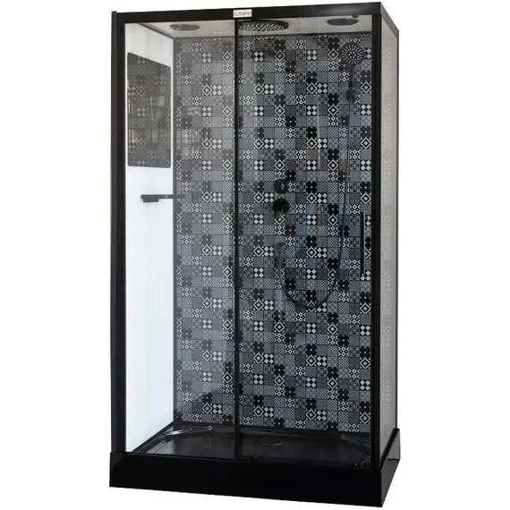 Душевая кабина Esbano ESB-1180CKR/1280CKR прямоугольная с крышей