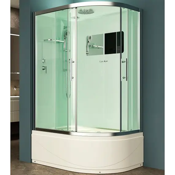 Душевая кабина  с крышей и высоким поддоном EST-129CRB L/R 120x90