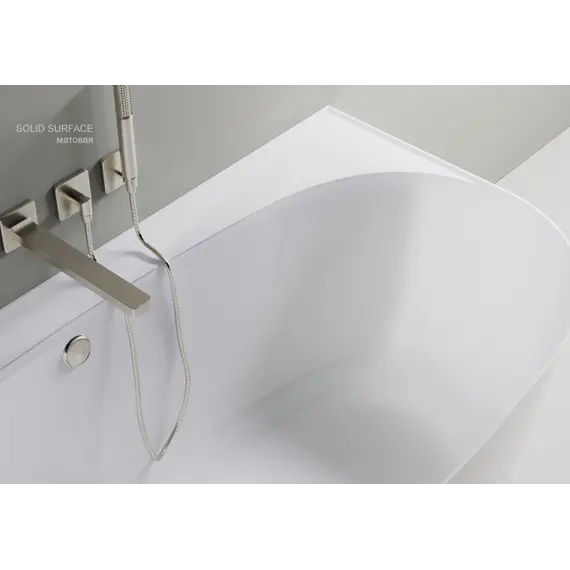 Ванна Astra-Form АТРИЯ 170х85 см пристеночная из литьевого мрамора