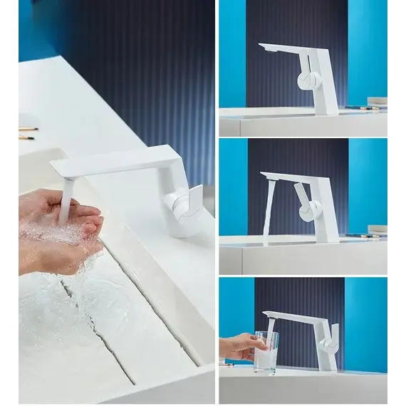 Смеситель для раковины ACWEN BN61E белый