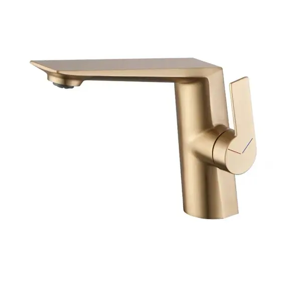 Смеситель для раковины ACWEN BN61C матовое золото