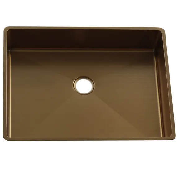 Раковина D4837G Castle MELANA ProfLine 1,2 мм золото накладная, Сифон, донный клапан