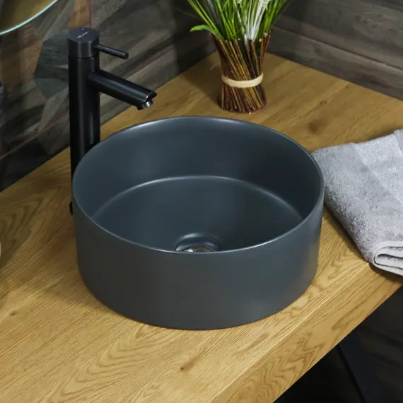 Раковина MELANA MLN-320357MDG матовая темно-серая