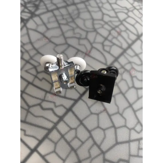 Душевой уголок AvaCan FB2 матовое с рисунком/черный