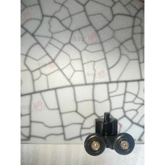 Душевой уголок AvaCan FB2 матовое с рисунком/черный