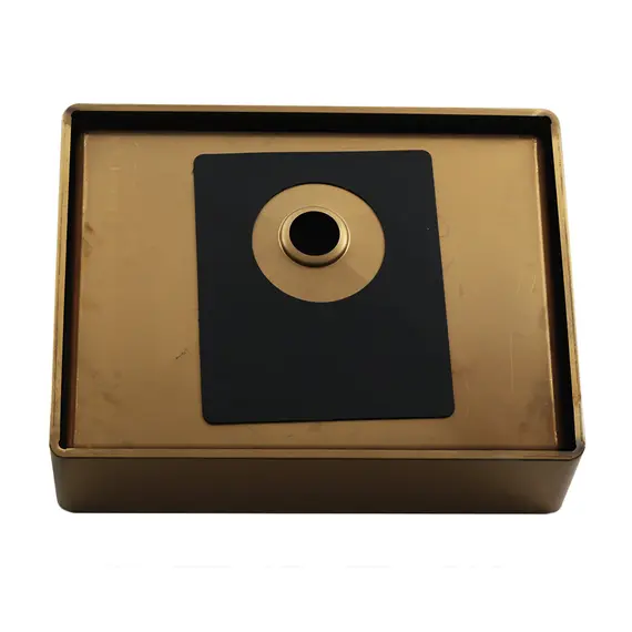 Раковина D4837G Castle MELANA ProfLine 1,2 мм золото накладная, Сифон, донный клапан