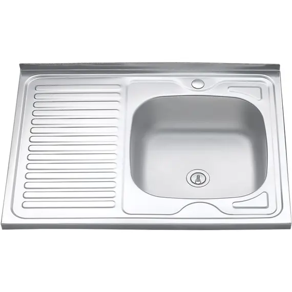 Мойка 8060 L/R MELANA 0,4/0.6/0.8/160 накладная