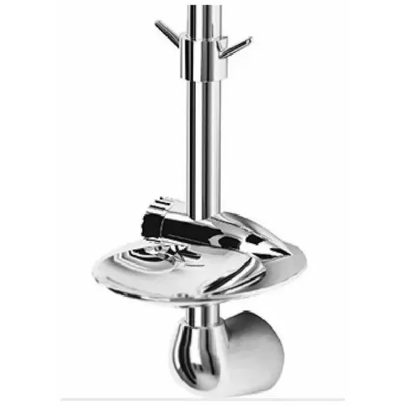 Штанга  для душа Lemark LM8065C 693 мм с мыльницей круглой хром