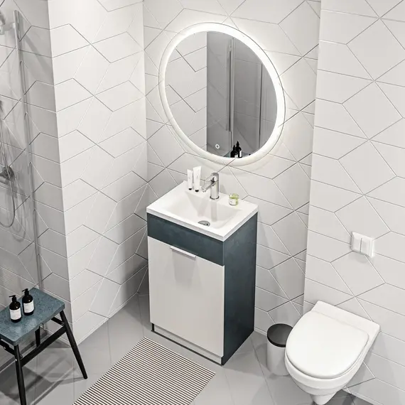 Зеркало 1Marka Amour 80 круглое, с сенсором