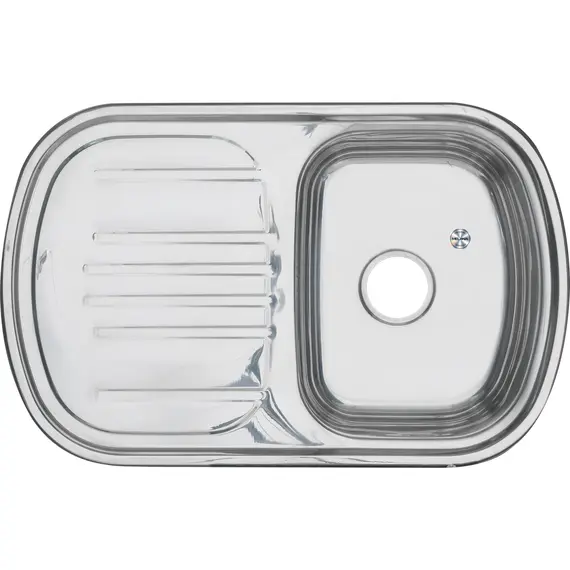 Мойка 7749 U MELANA 0.8/180  врезная   с сифоном