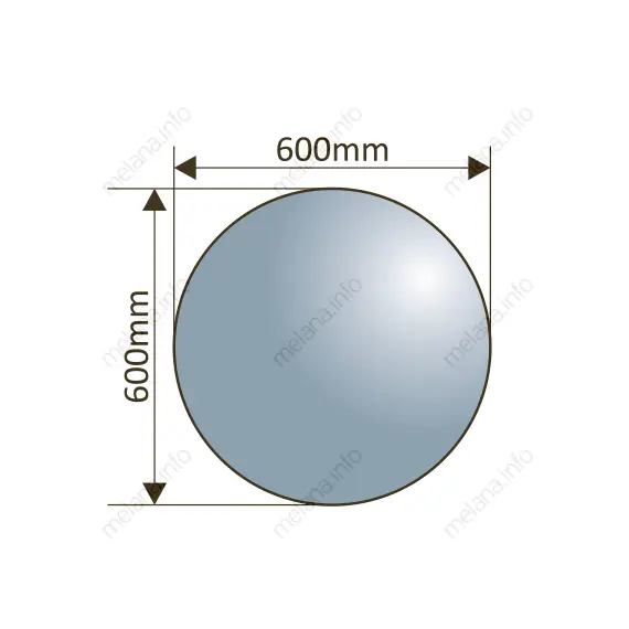 Зеркало с LED-подсветкой MELANA-600 (MLN-LED084)