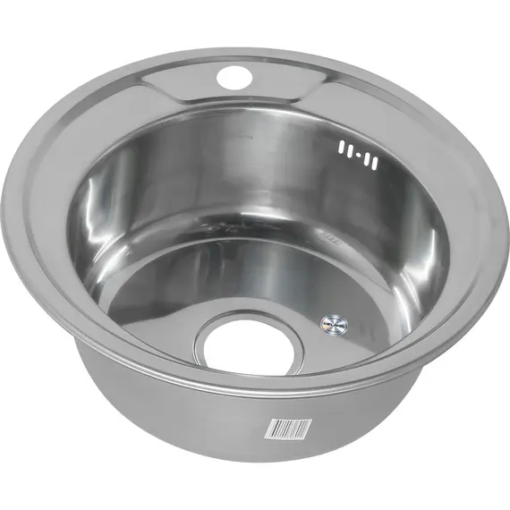 Мойка 490 MELANA 0,8/180 врезная  с сифоном